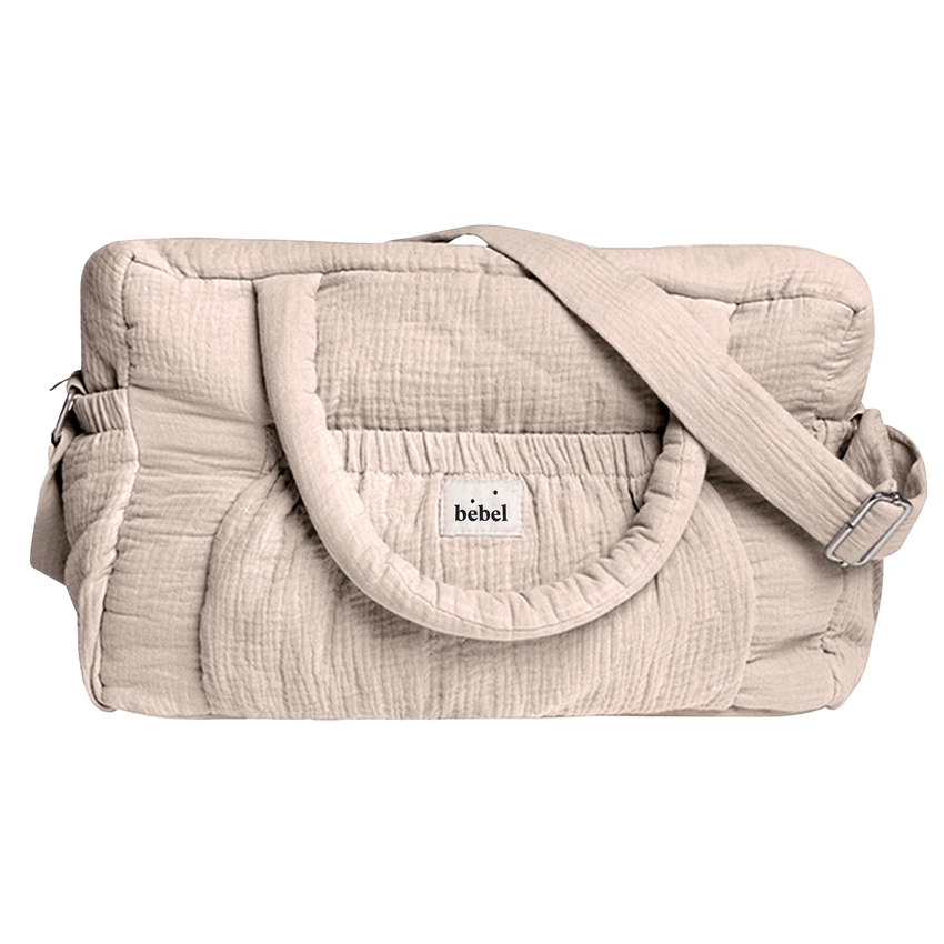 Greige Double Gauze Diaper Bag Like a Candy