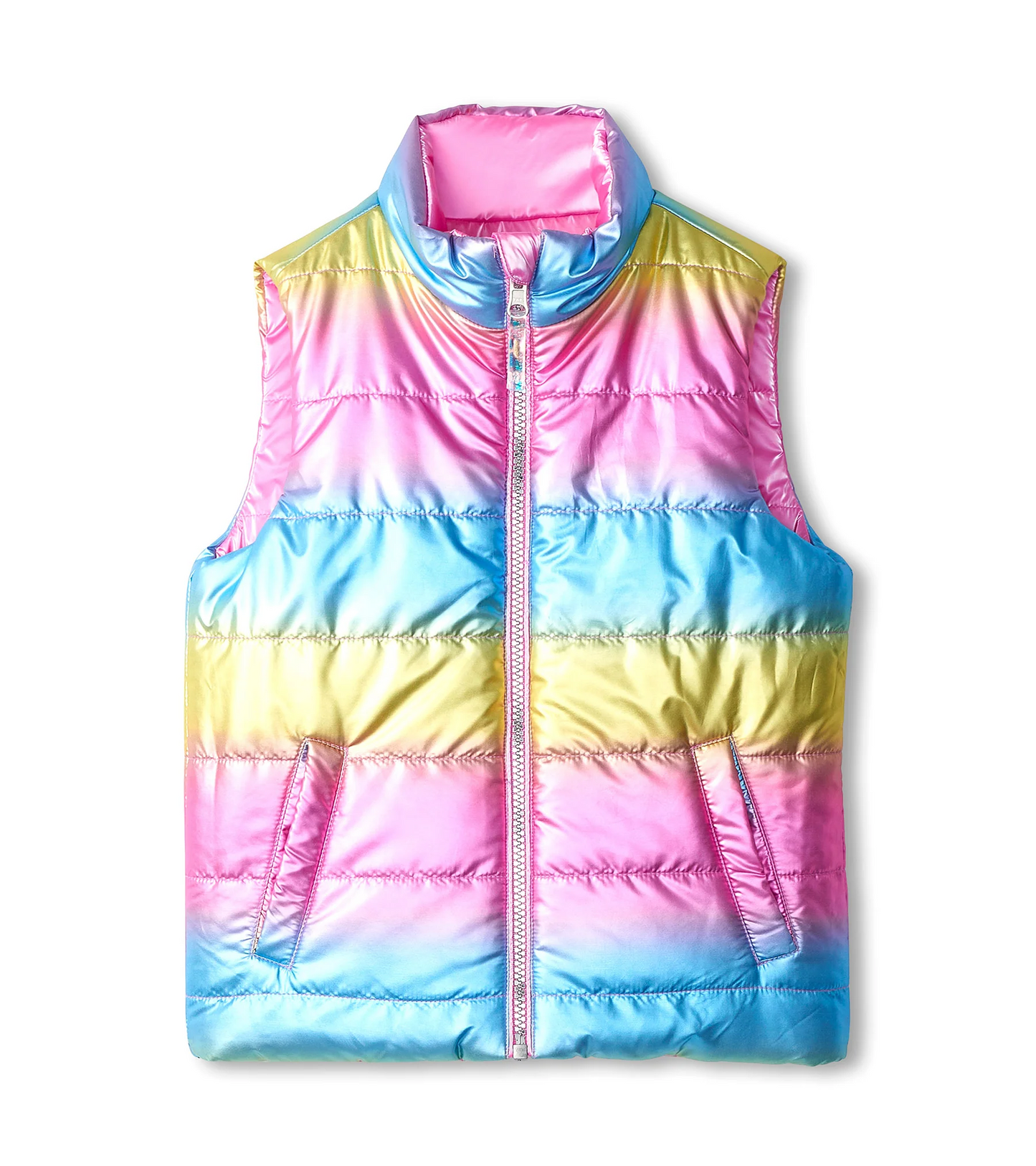 Rainbow Shine Reversible Quilt Vest