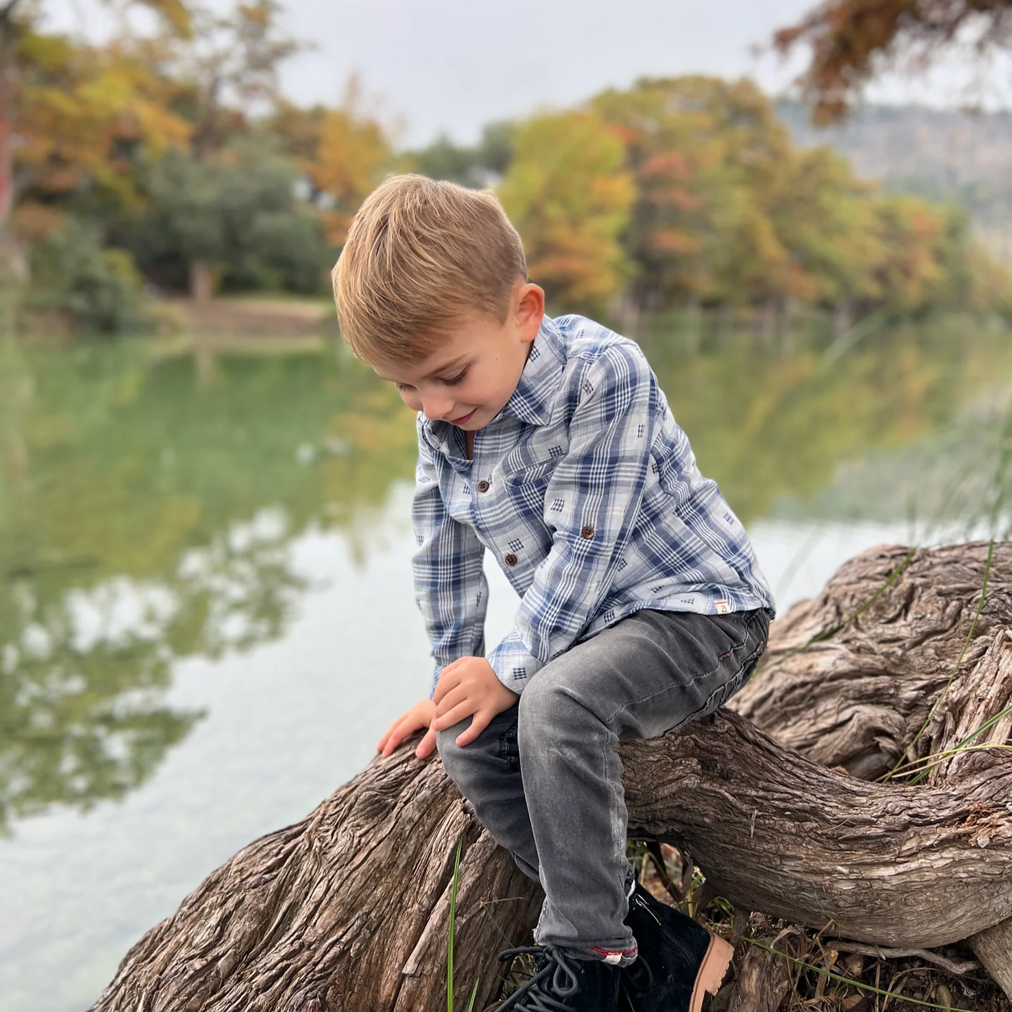 Blue Atwood Plaid Shirt