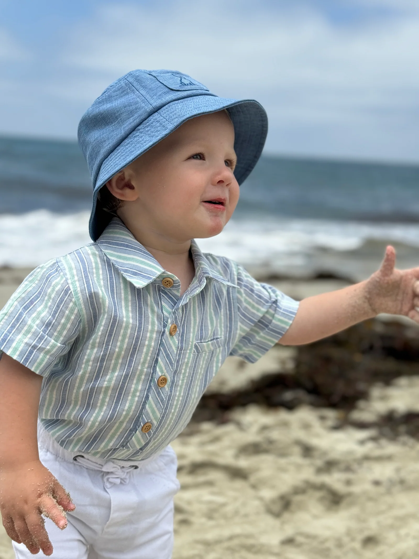 Chambray Fisherman Bucket Hat