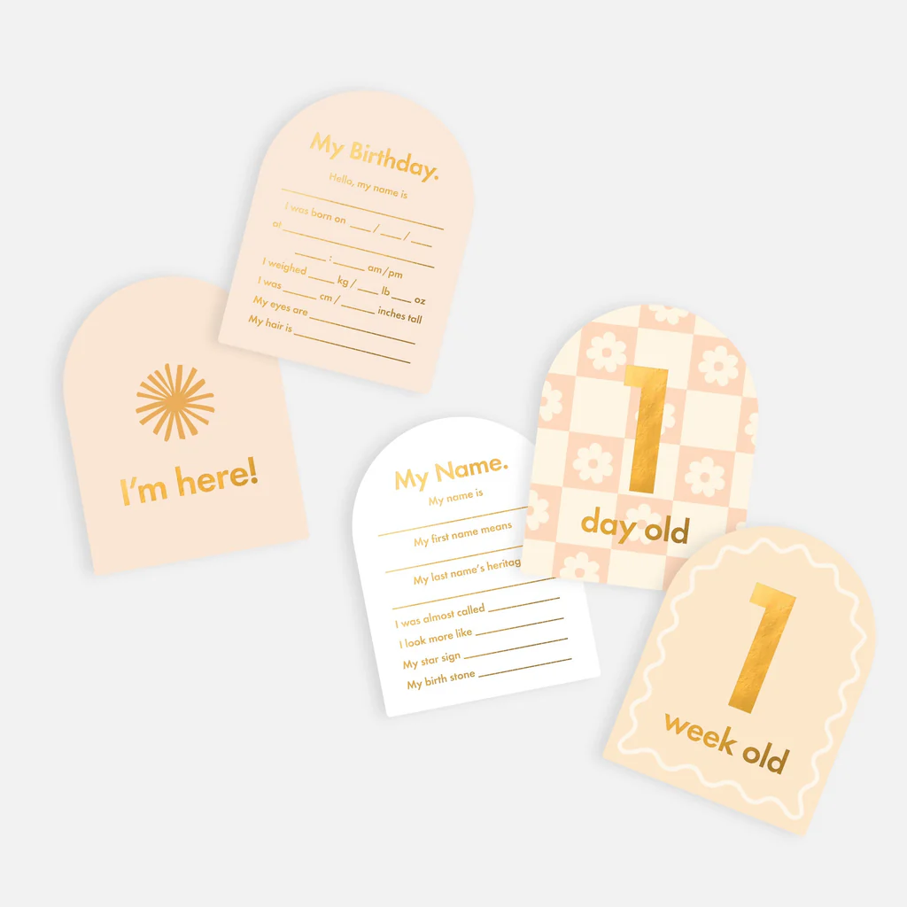 Helios Baby Milestone Cards