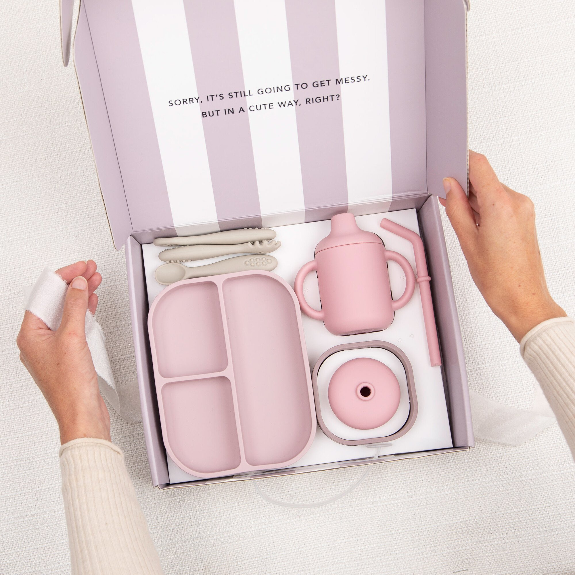 Purple Meadow Little Bites Set