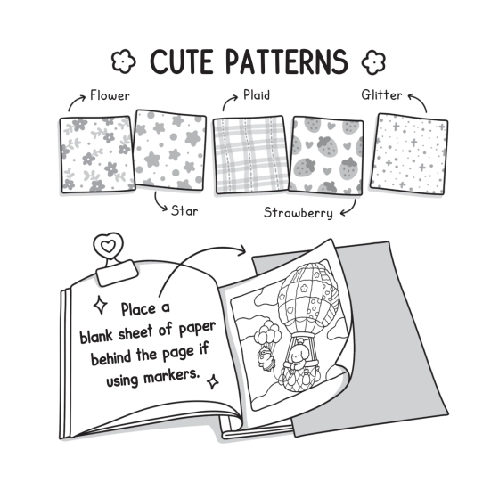 Cozy Friends Coloring Book - Quiet Time Activity for Kids & Parents