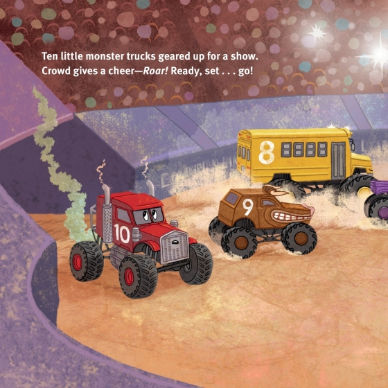 10 Little Monster Trucks