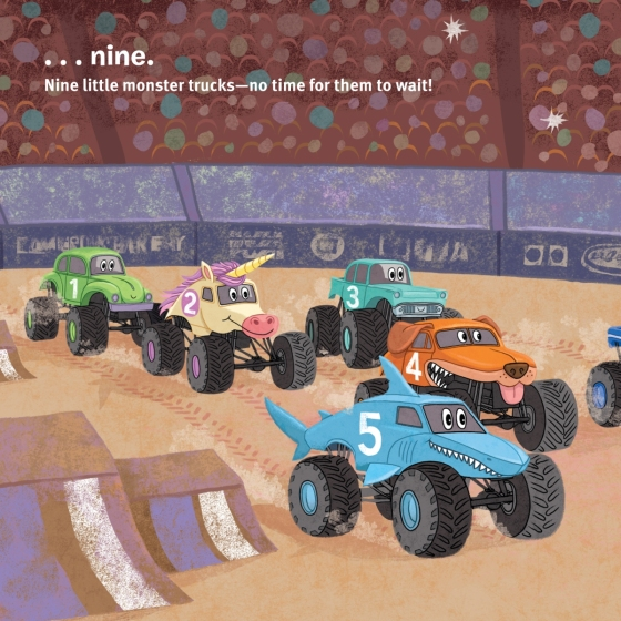 10 Little Monster Trucks