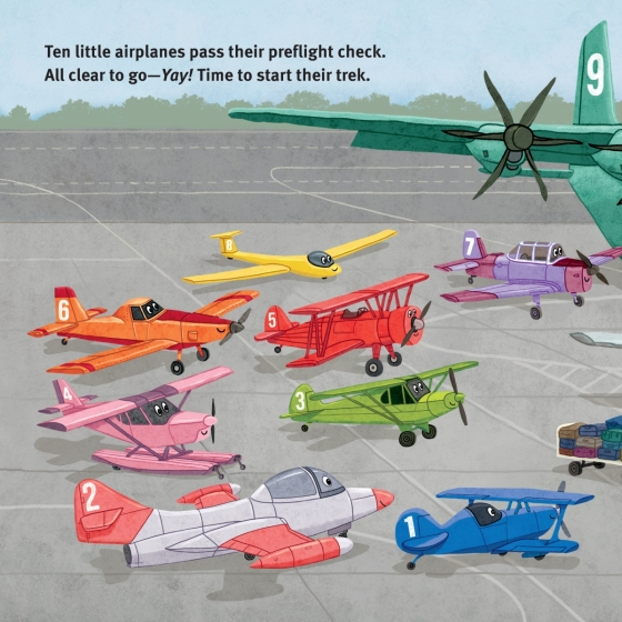 10 Little Airplanes