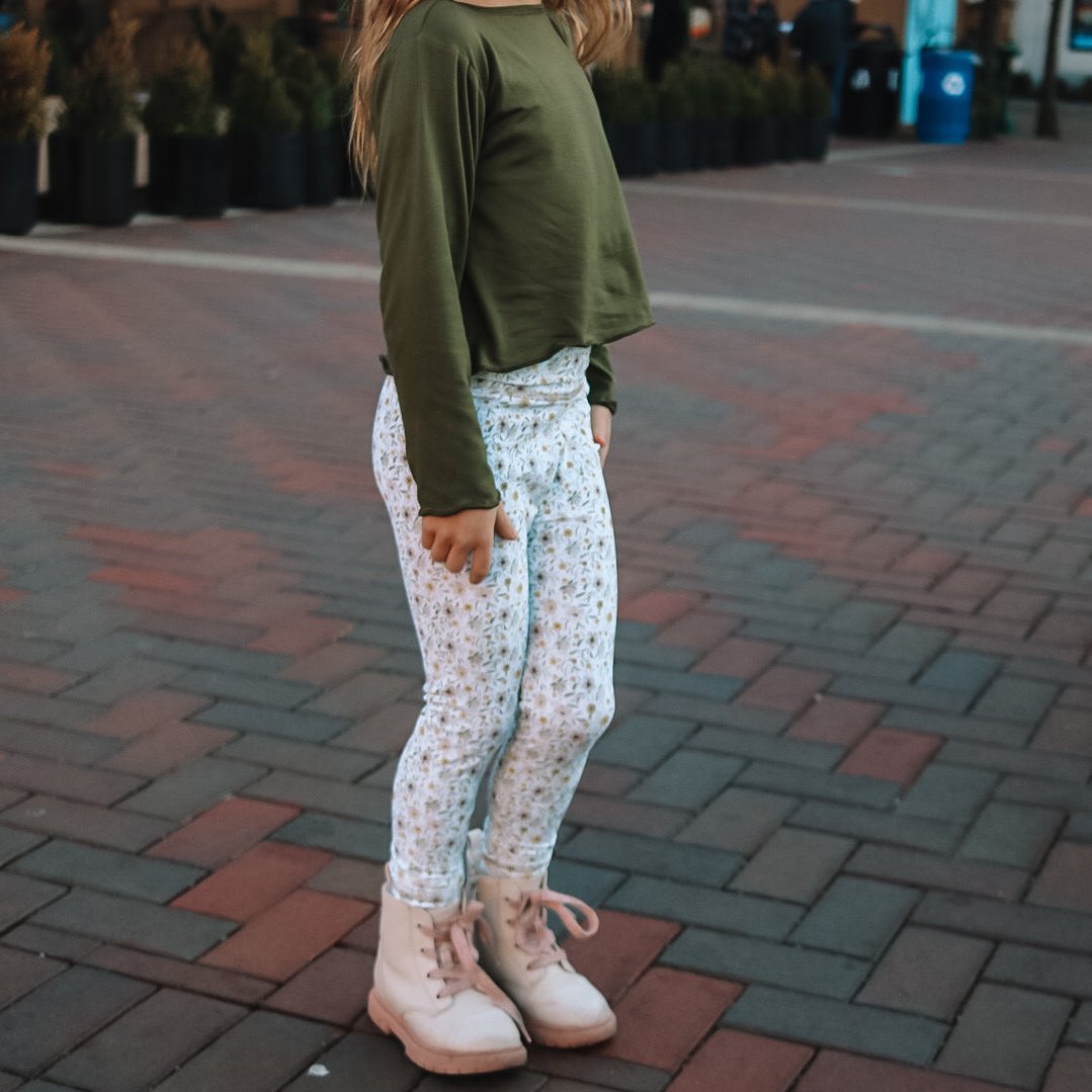 Almond Floral Leggings