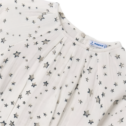 Natural Bluestone Stars Blouse