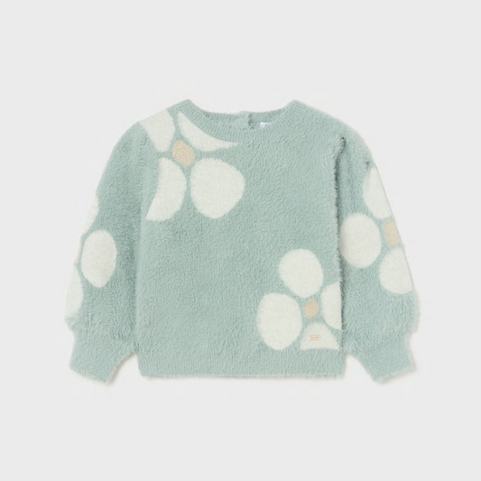 Jade Big Flower Sweater