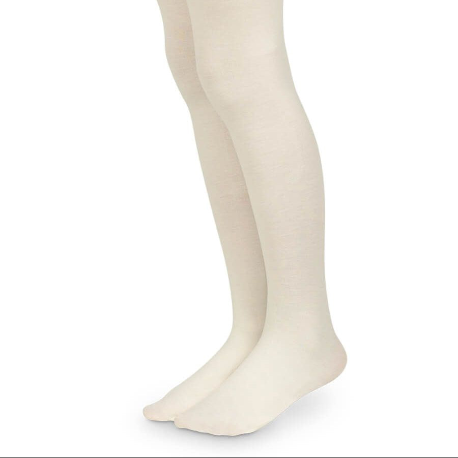 Ivory Microfiber Tights
