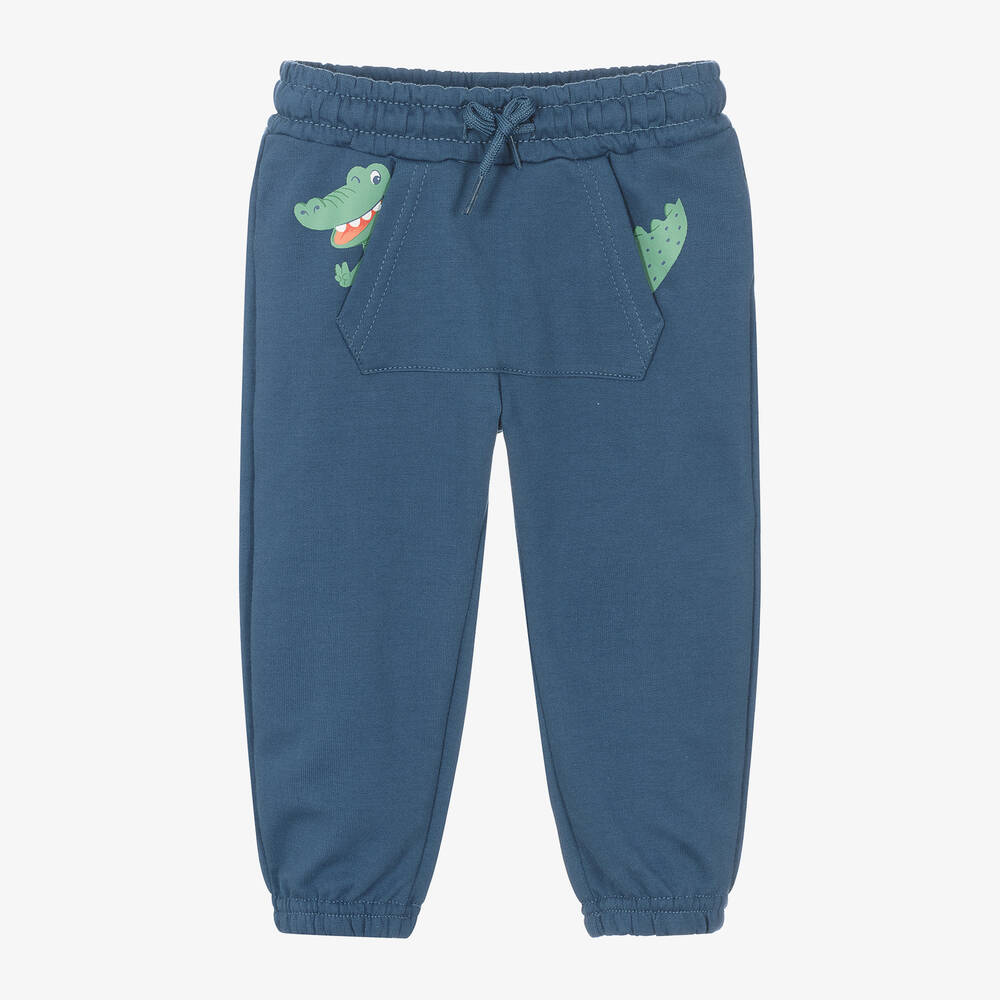 Indigo Alligator Joggers