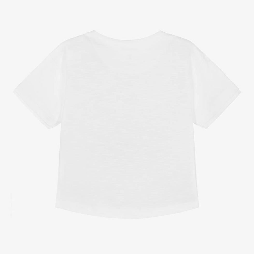 White Linen Henley Shirt