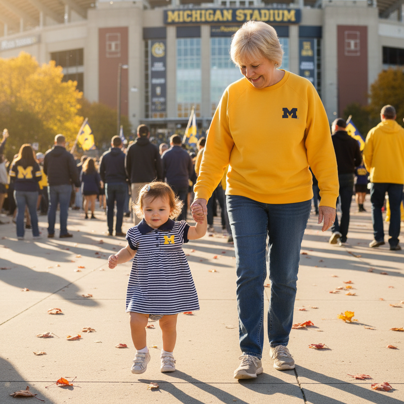 Michigan Game Day Toddler