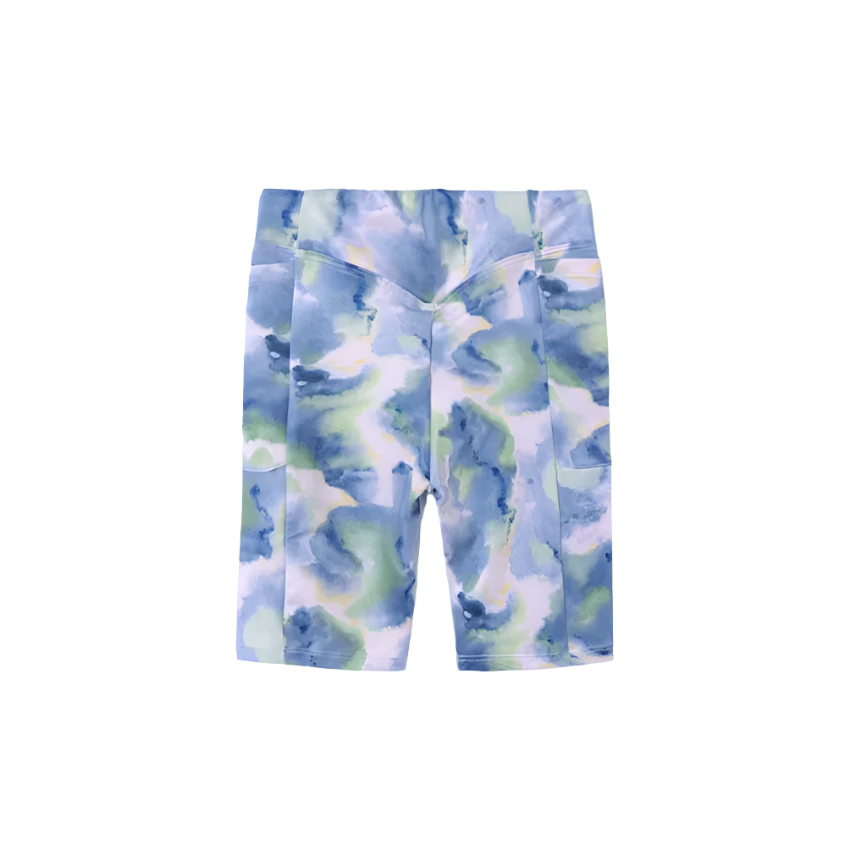 Holly Green Print Biker Shorts