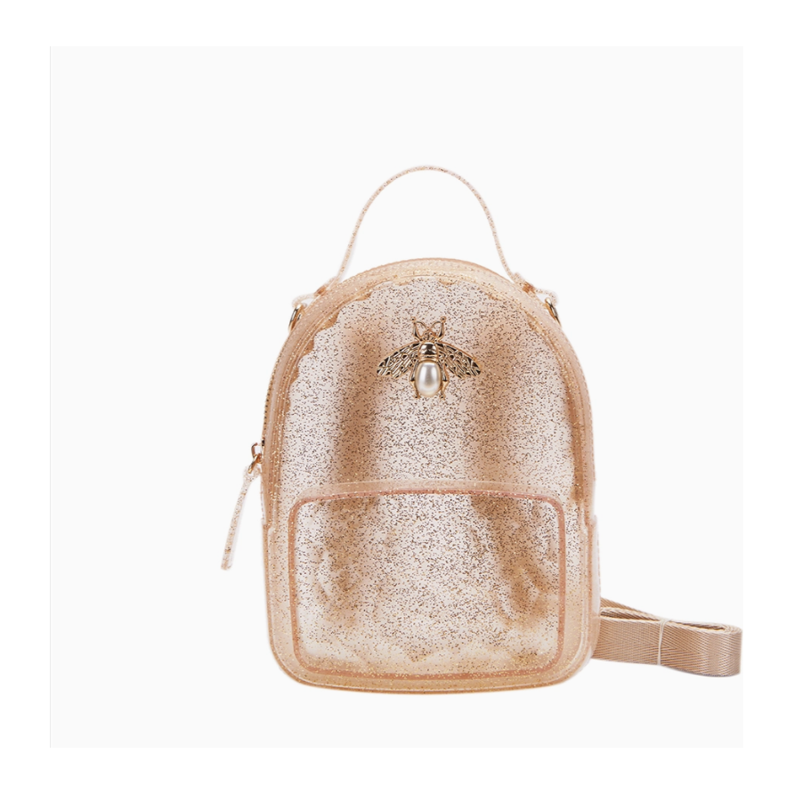All Gold Bee Jelly Mini Backpack