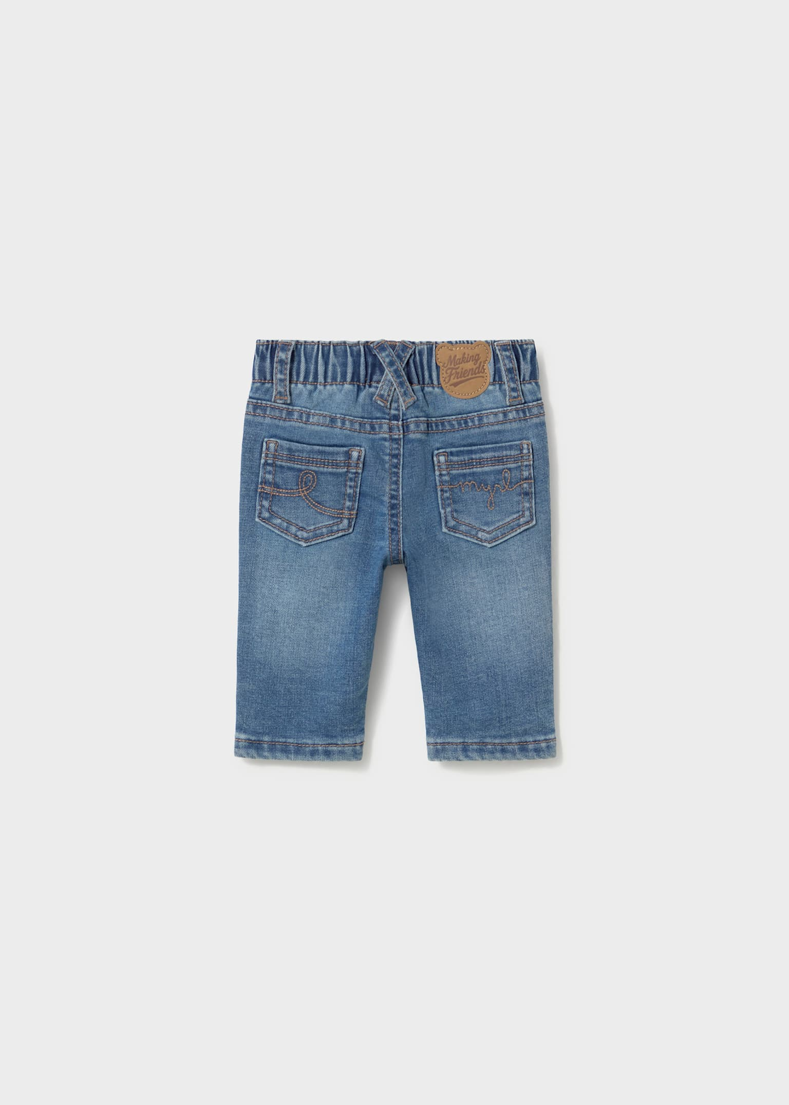 Baby Basic Blue Pull On Jean