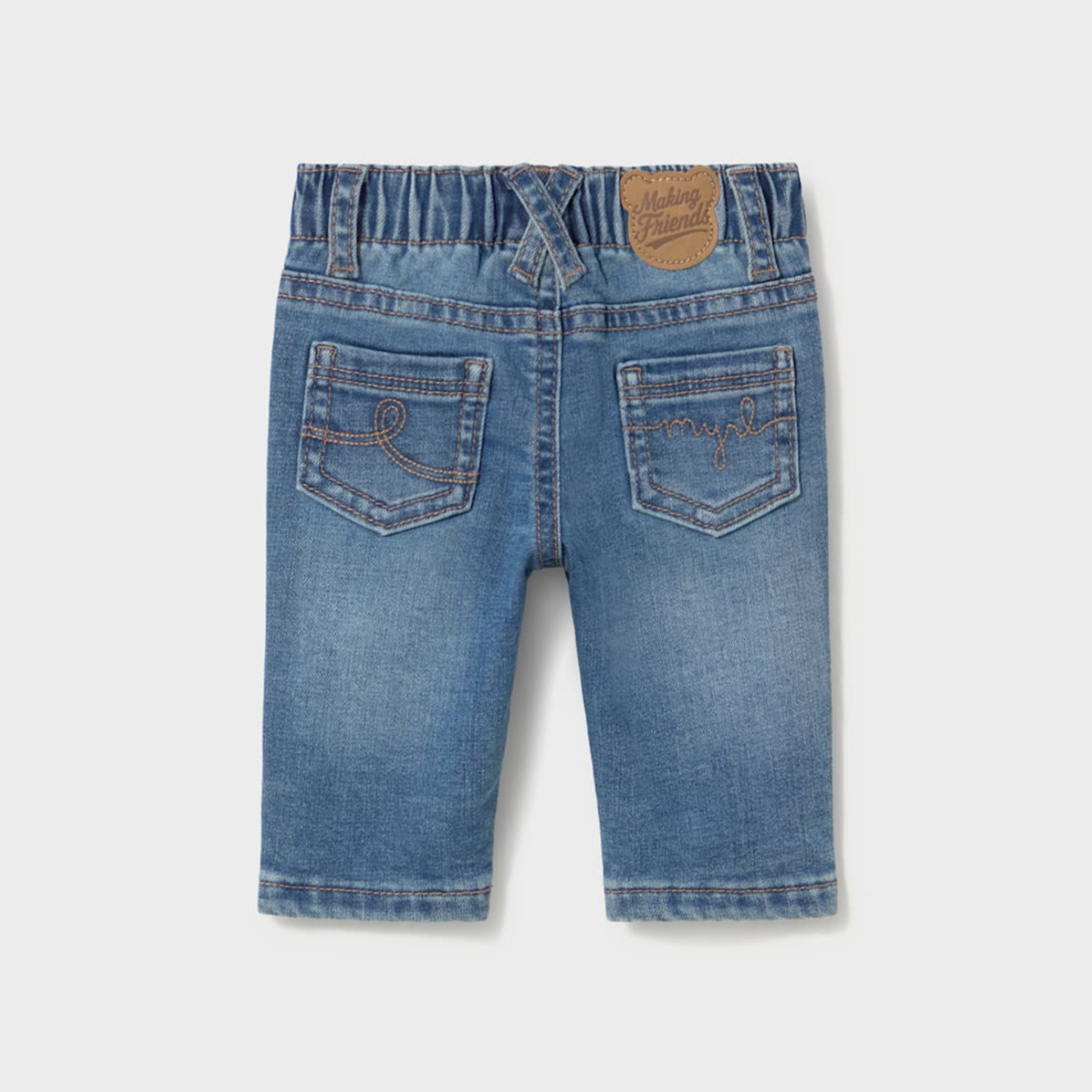 Baby Basic Blue Pull On Jean