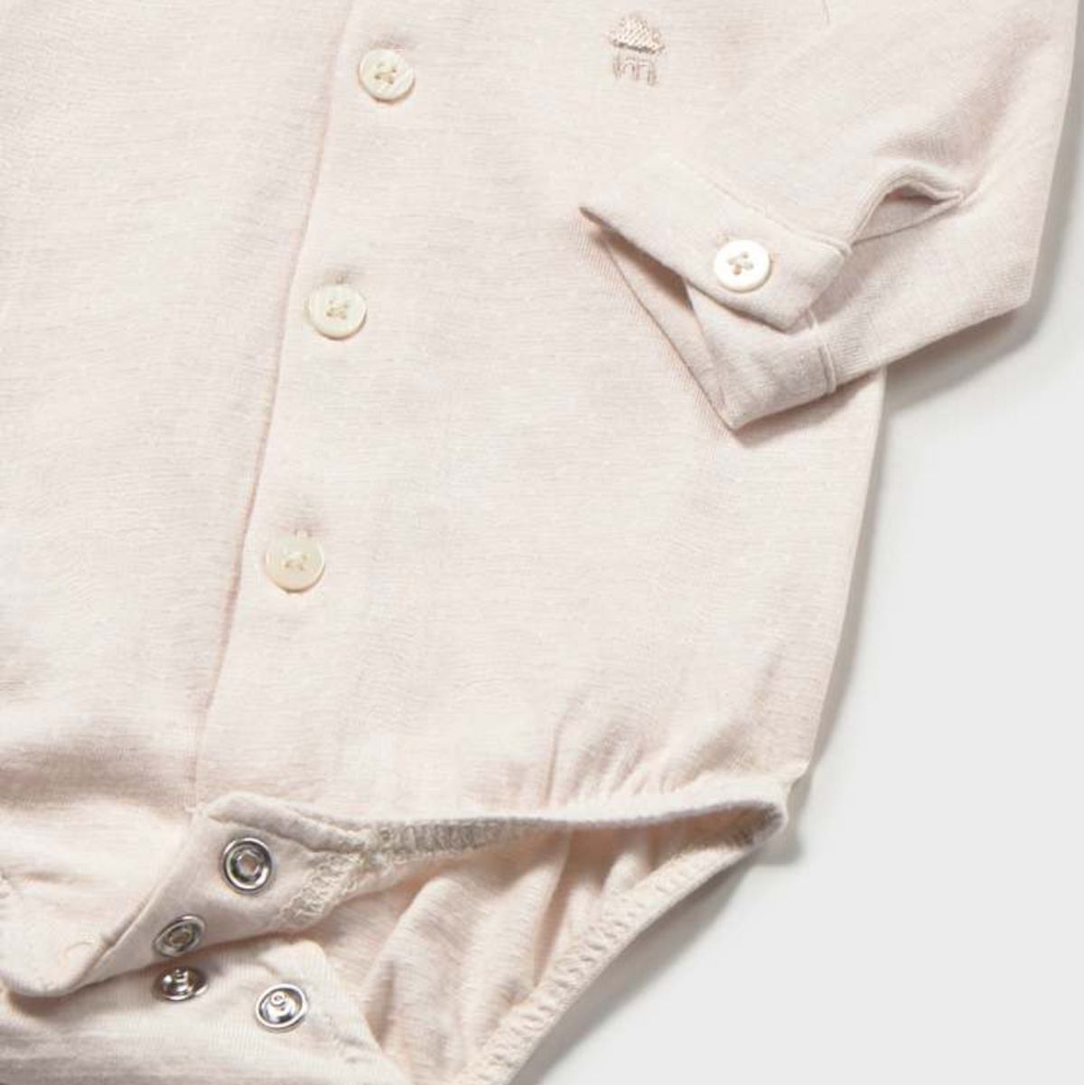 Milk Button Up Onesie
