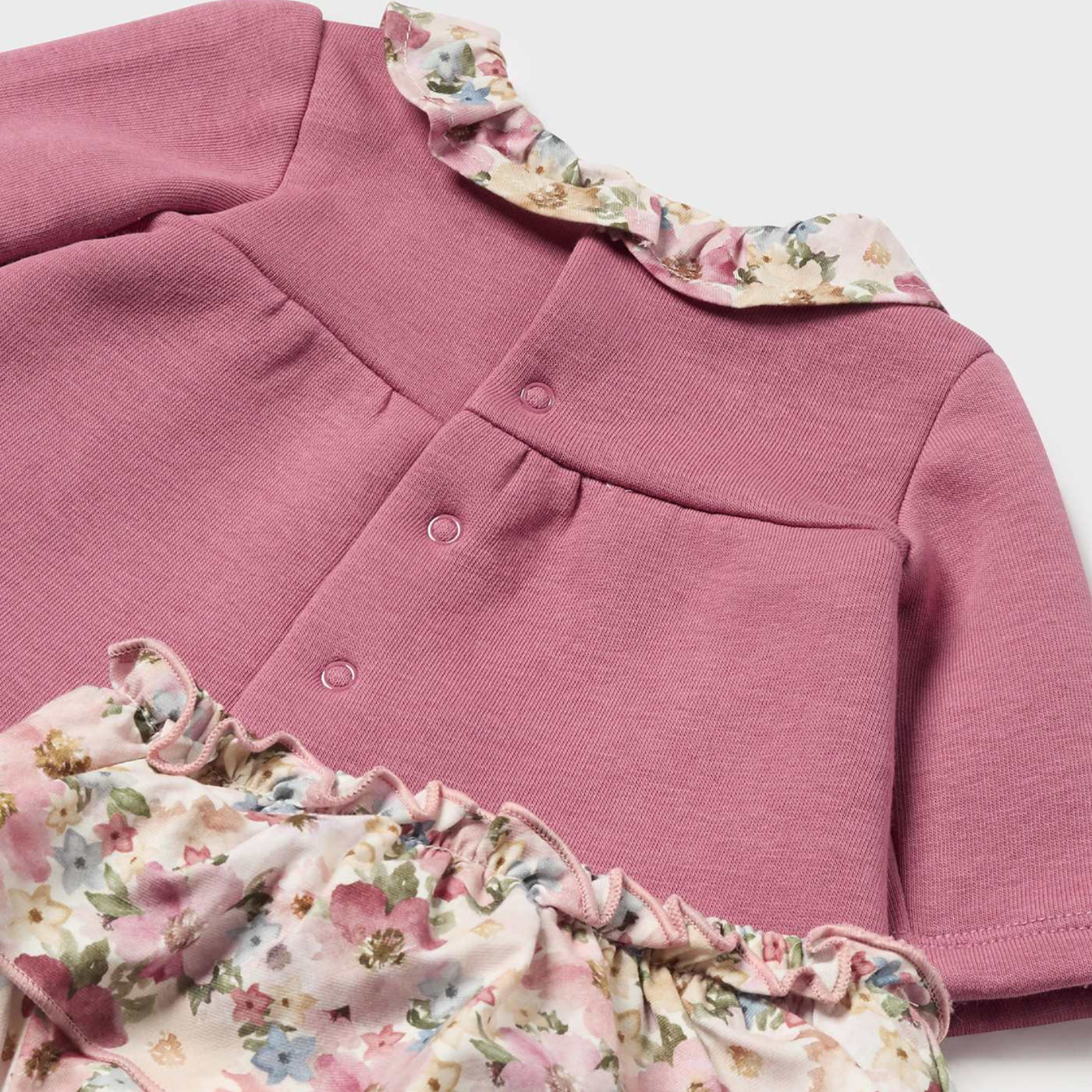 Pink Floral Collared Outfit