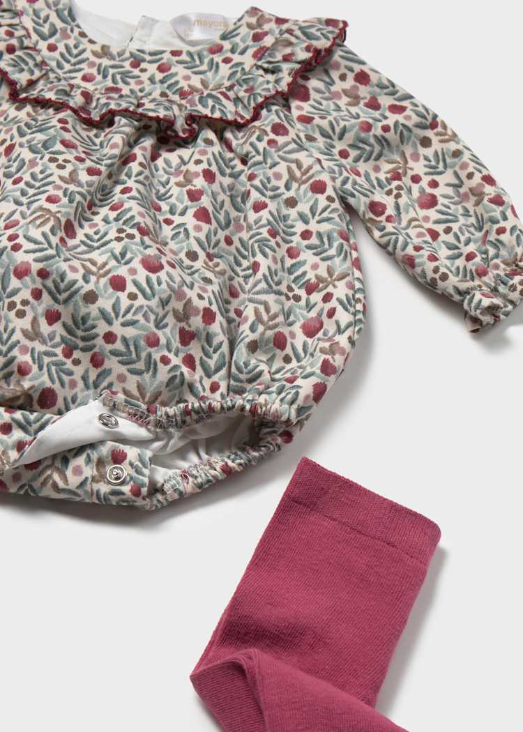 LIly Flower Bodysuit and Tights