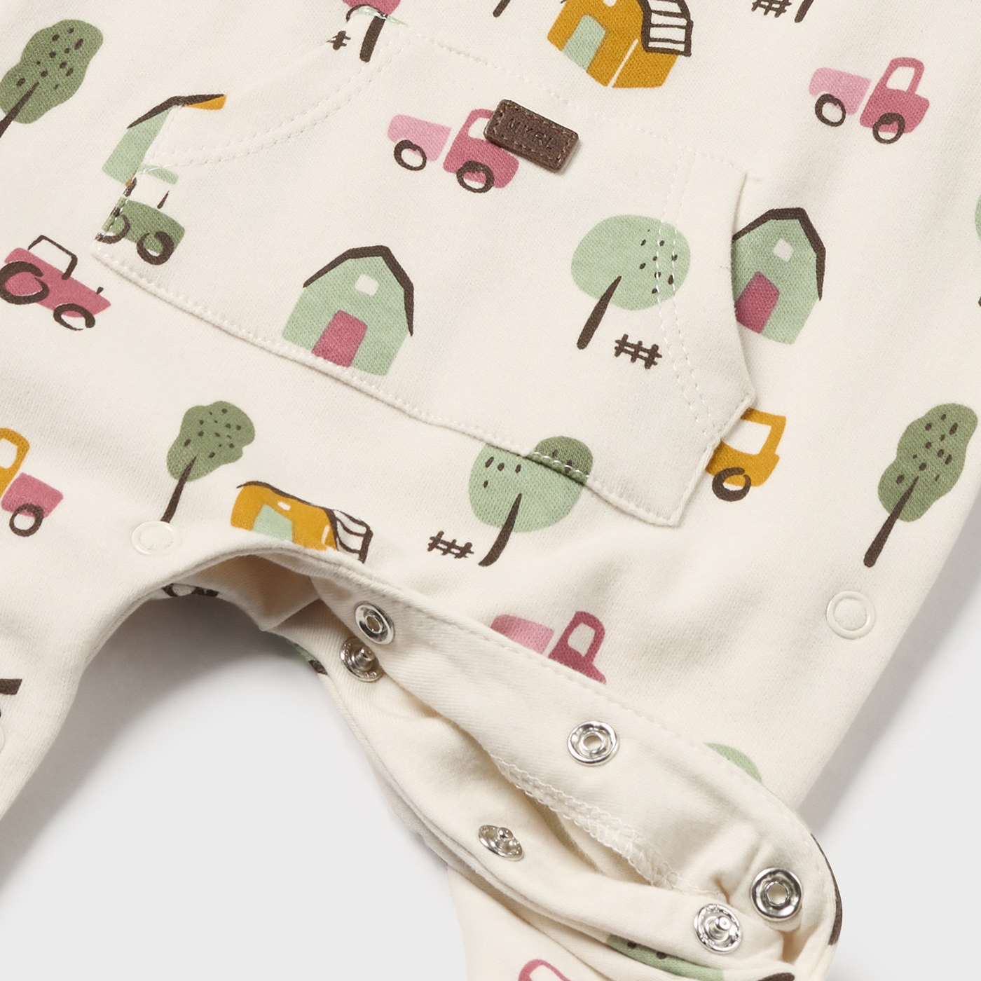 Farm Print Footie