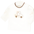 Brown Star Car Pattern Tee