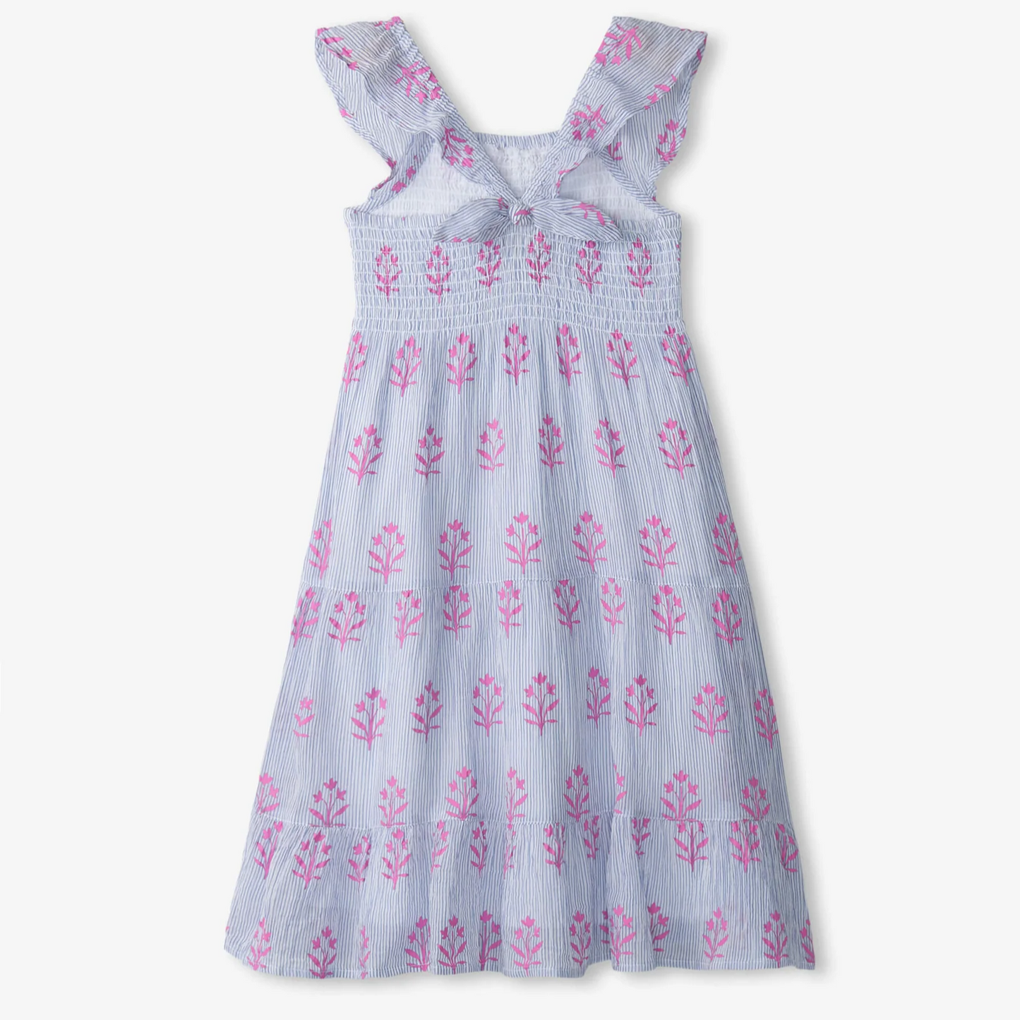 Wildflower Seersucker Smocked Dress