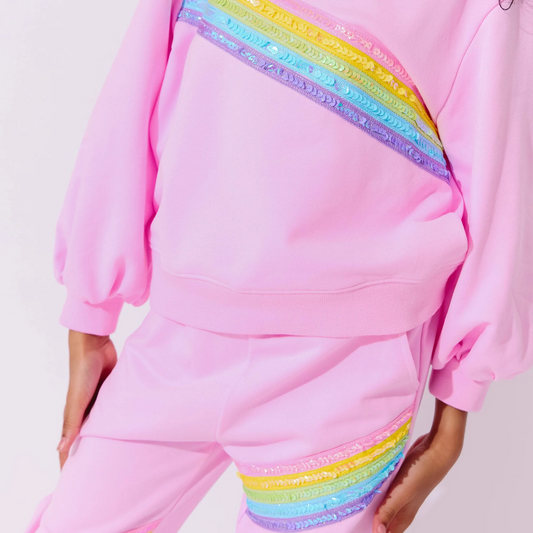 Pink Rainbow Stripe Set