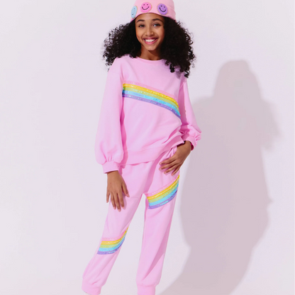 Pink Rainbow Stripe Set