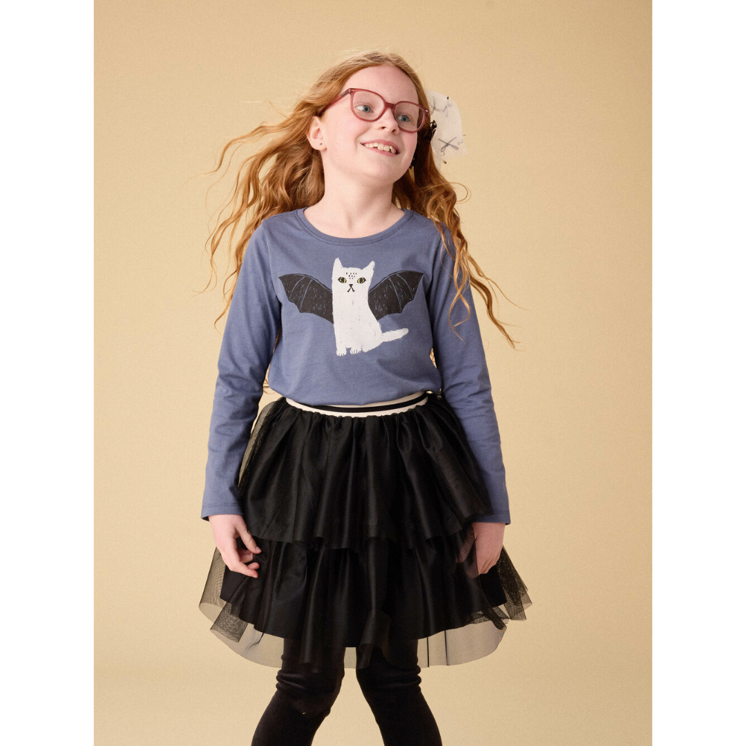 Jet Black Tulle Skirt