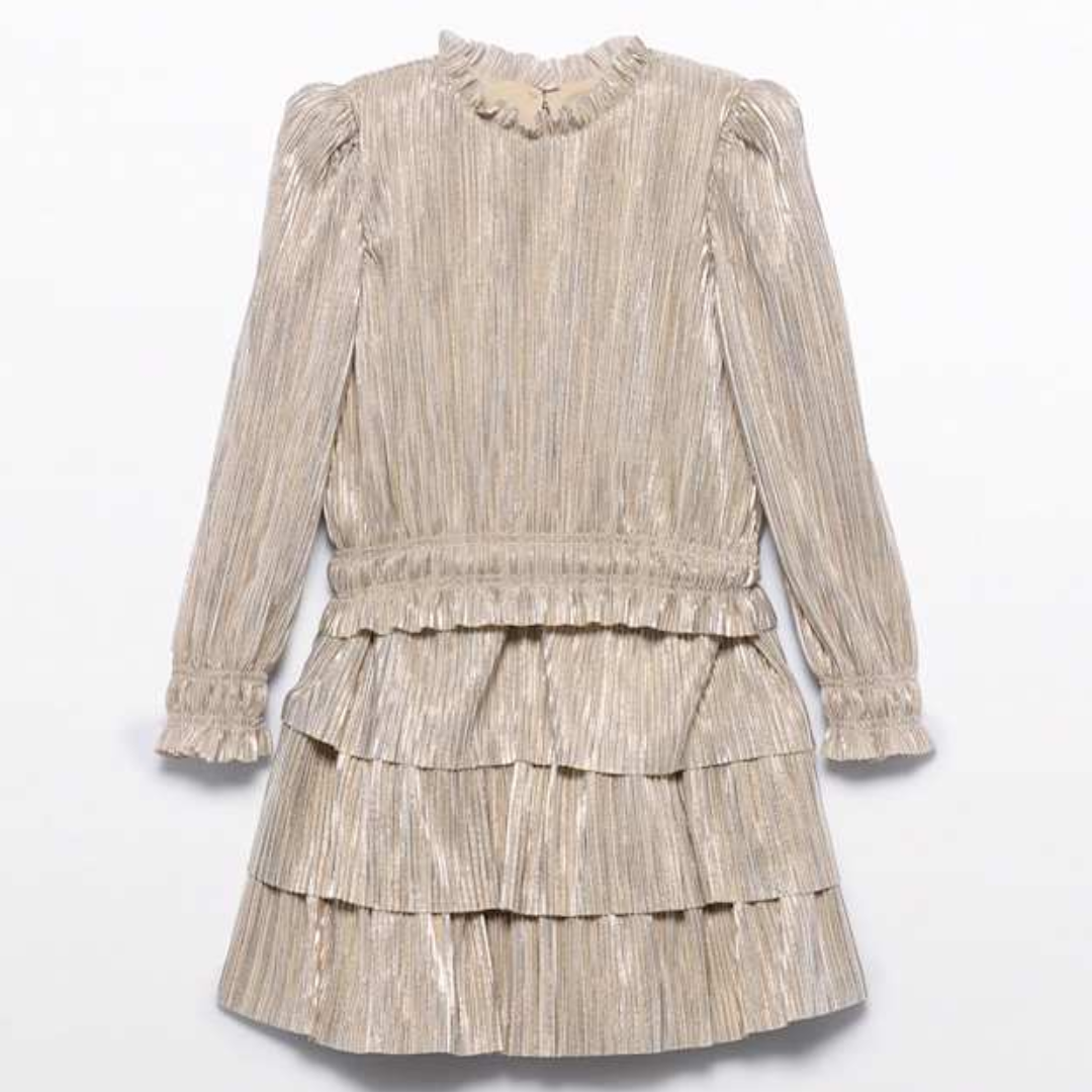 Oat Shimmer Skirt Set