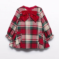 Red Plaid Bow Dress