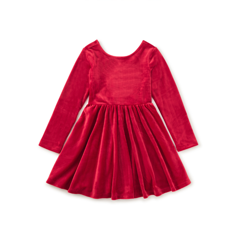Red Wagon Velour Dress