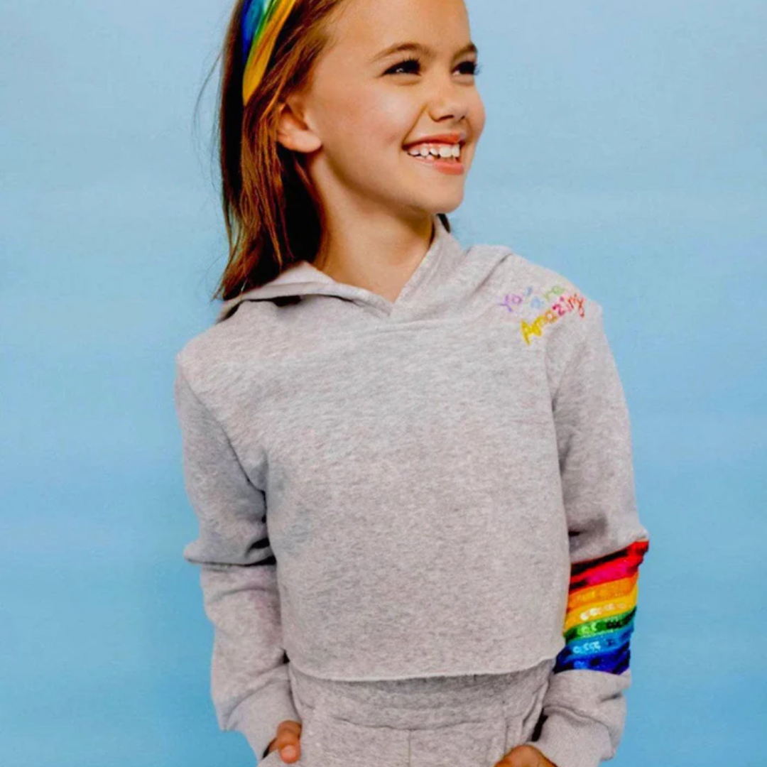 You are Amazing Sequin Jogger Set