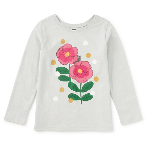 Golden Flowers Graphic Tee