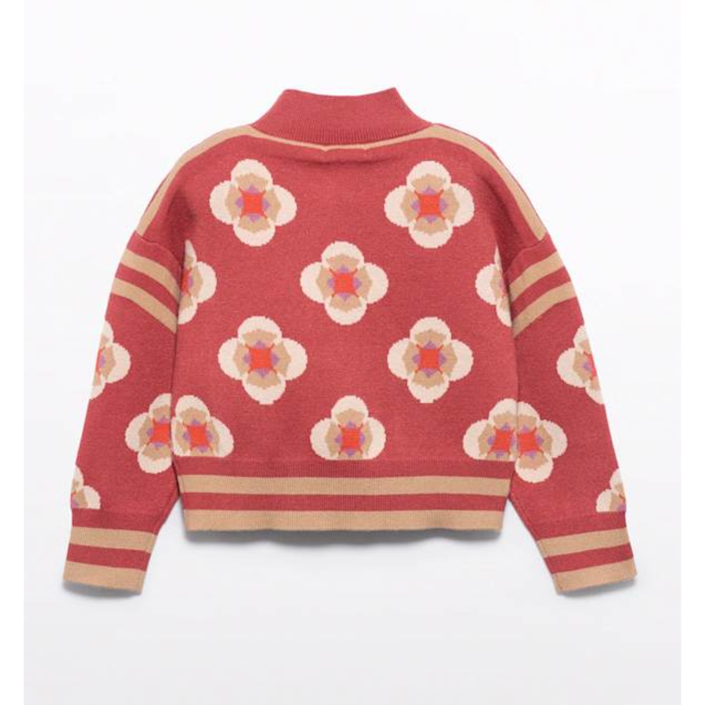 Paprika Floral Sweater