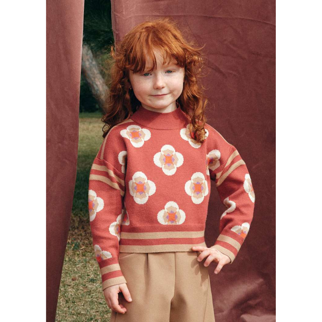 Paprika Floral Sweater