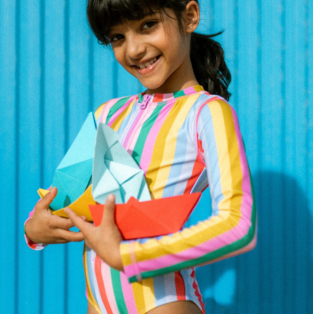 San Sebastian Stripe Bathing Suit