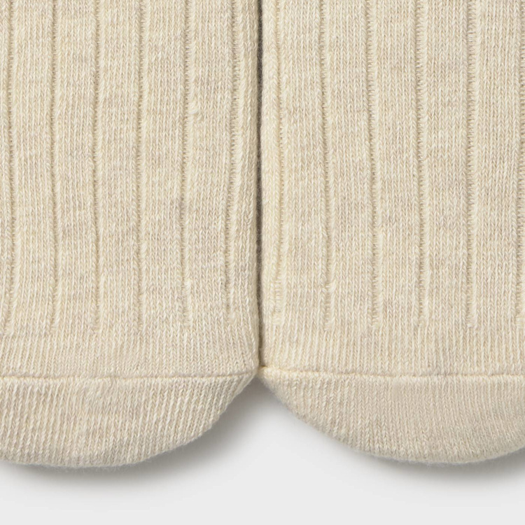 Sand Ribbed Tights