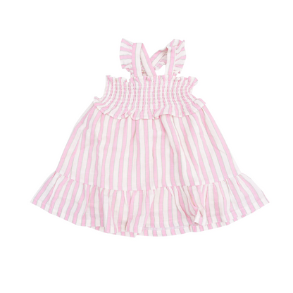 Candy Stripe Smocked Ruffle Sundress