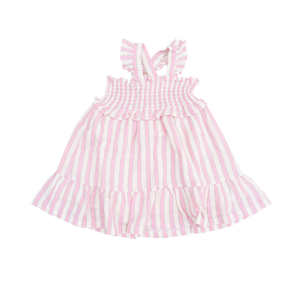 Candy Stripe Smocked Ruffle Sundress