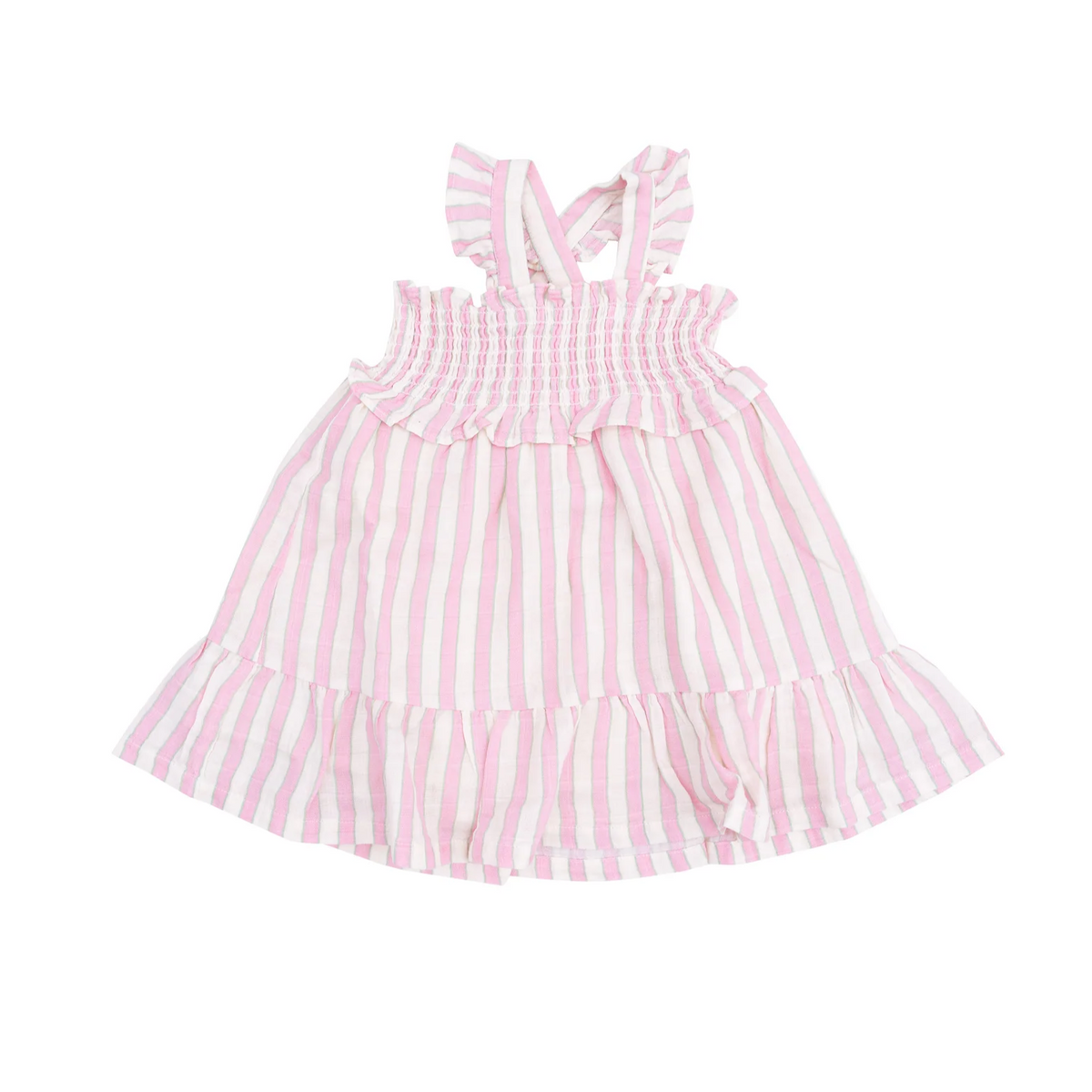 Candy Stripe Smocked Ruffle Sundress