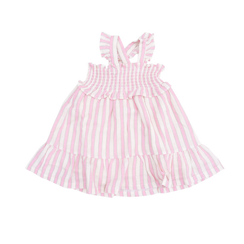 Candy Stripe Smocked Ruffle Sundress