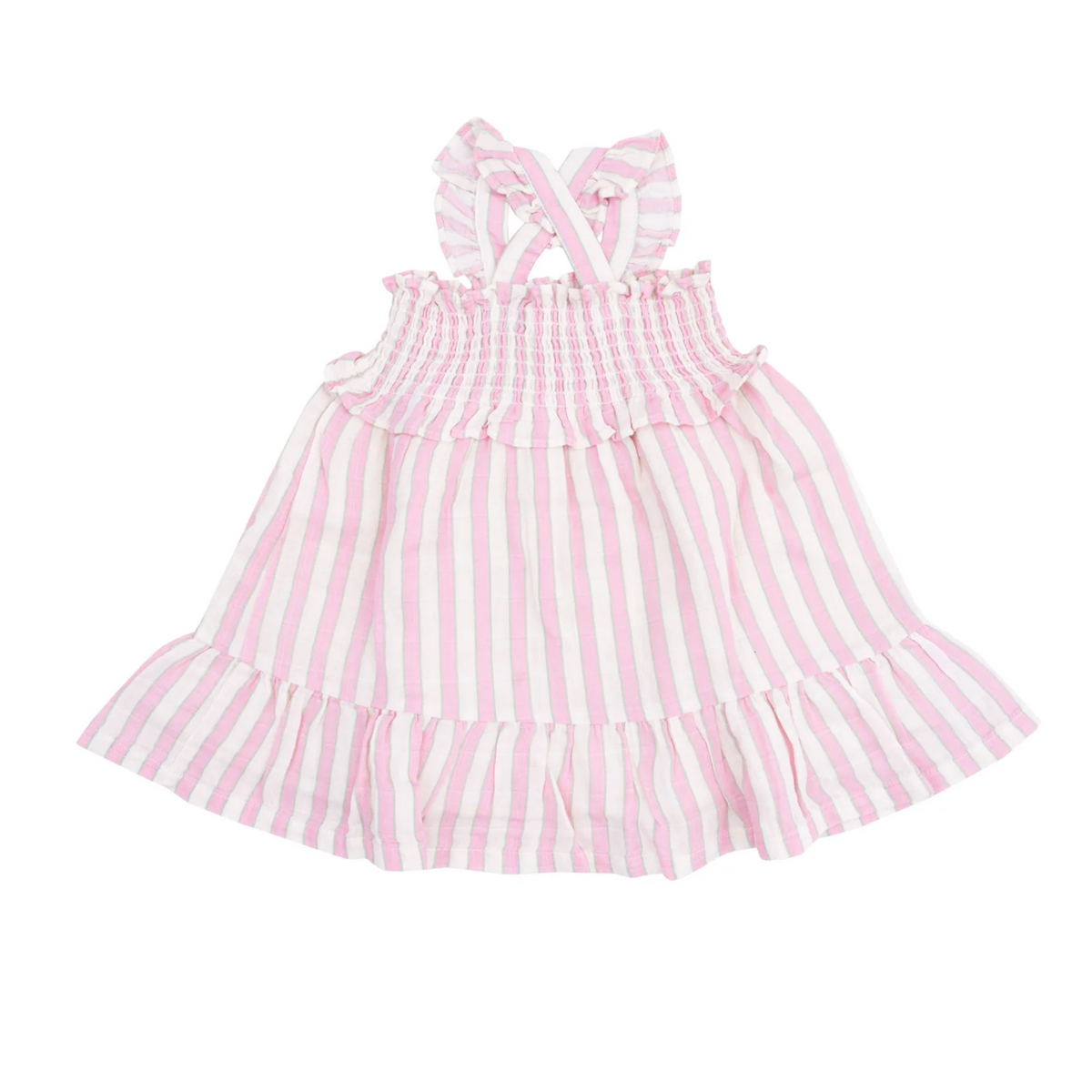 Candy Stripe Smocked Ruffle Sundress