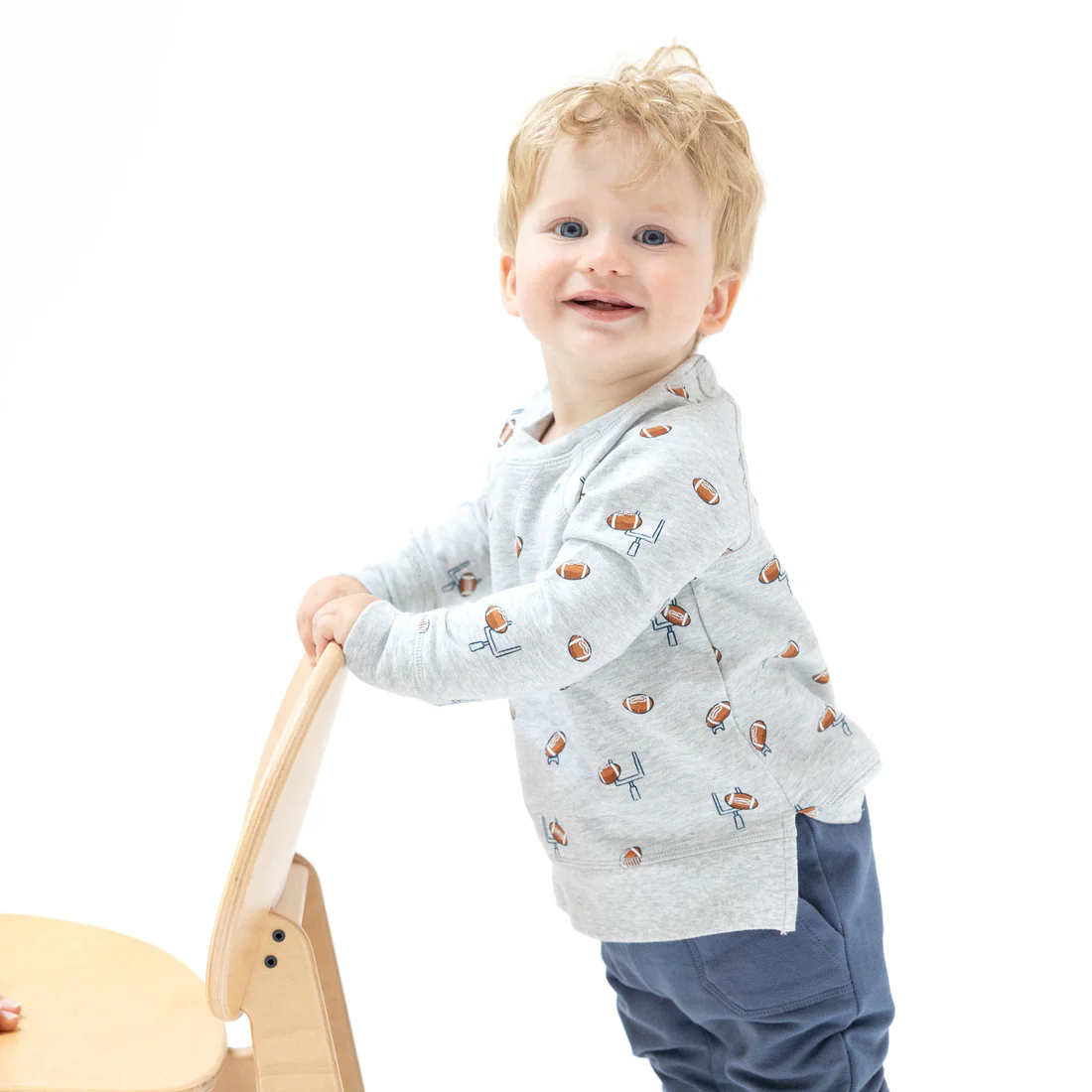 French Terry Sport Sweatshirt Jogger Set (toddler)