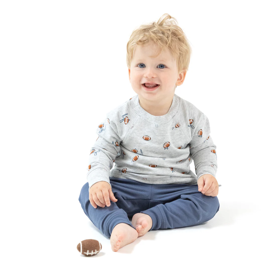 French Terry Sport Sweatshirt Jogger Set (toddler)