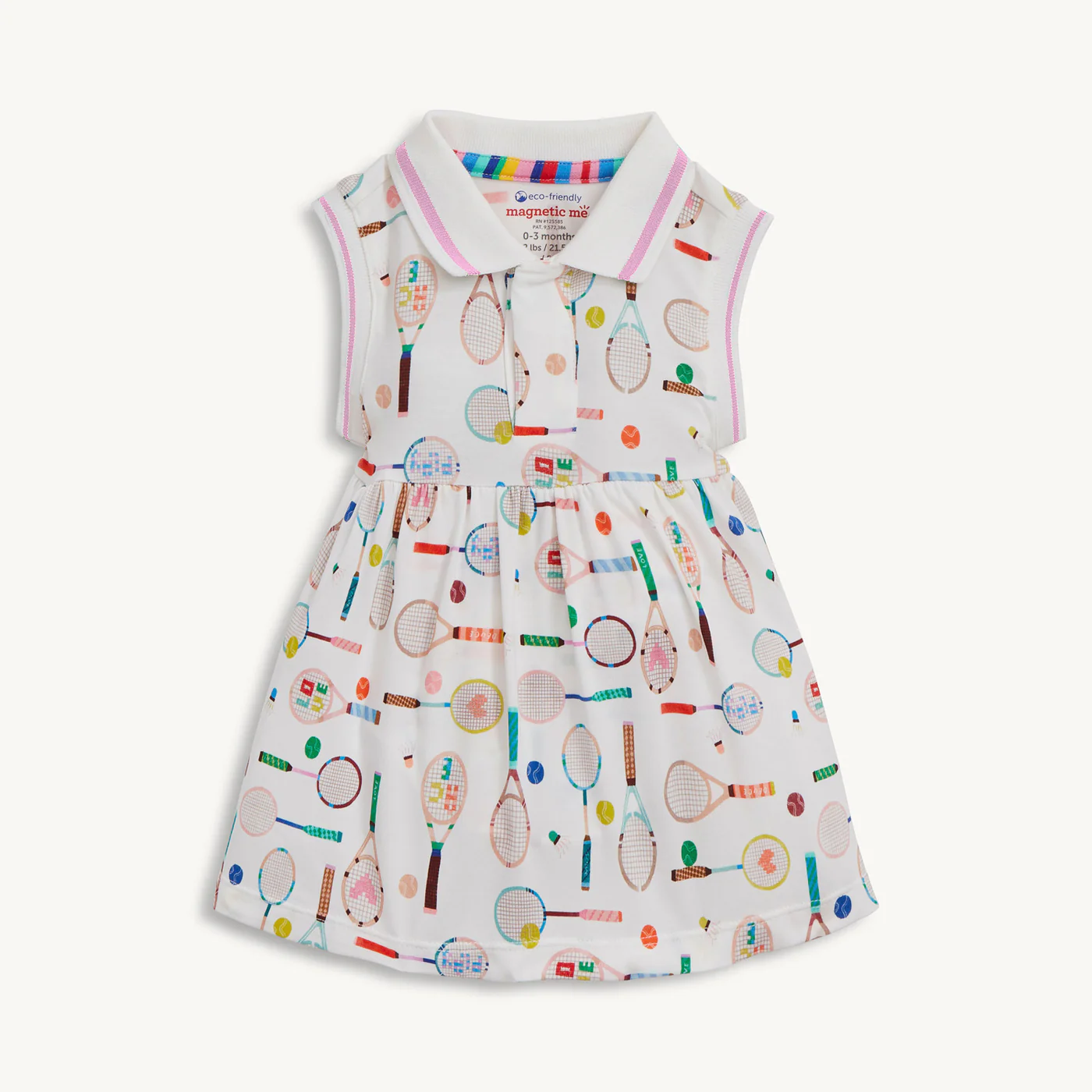 Tennis Magnetic Polo Bodysuit Dress
