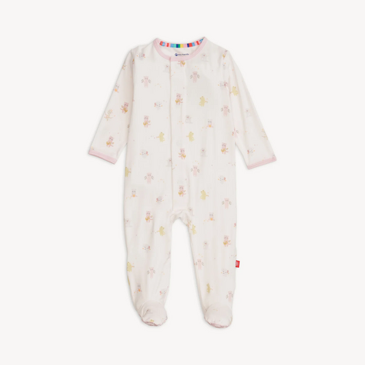 Pink Baby Beats Footie