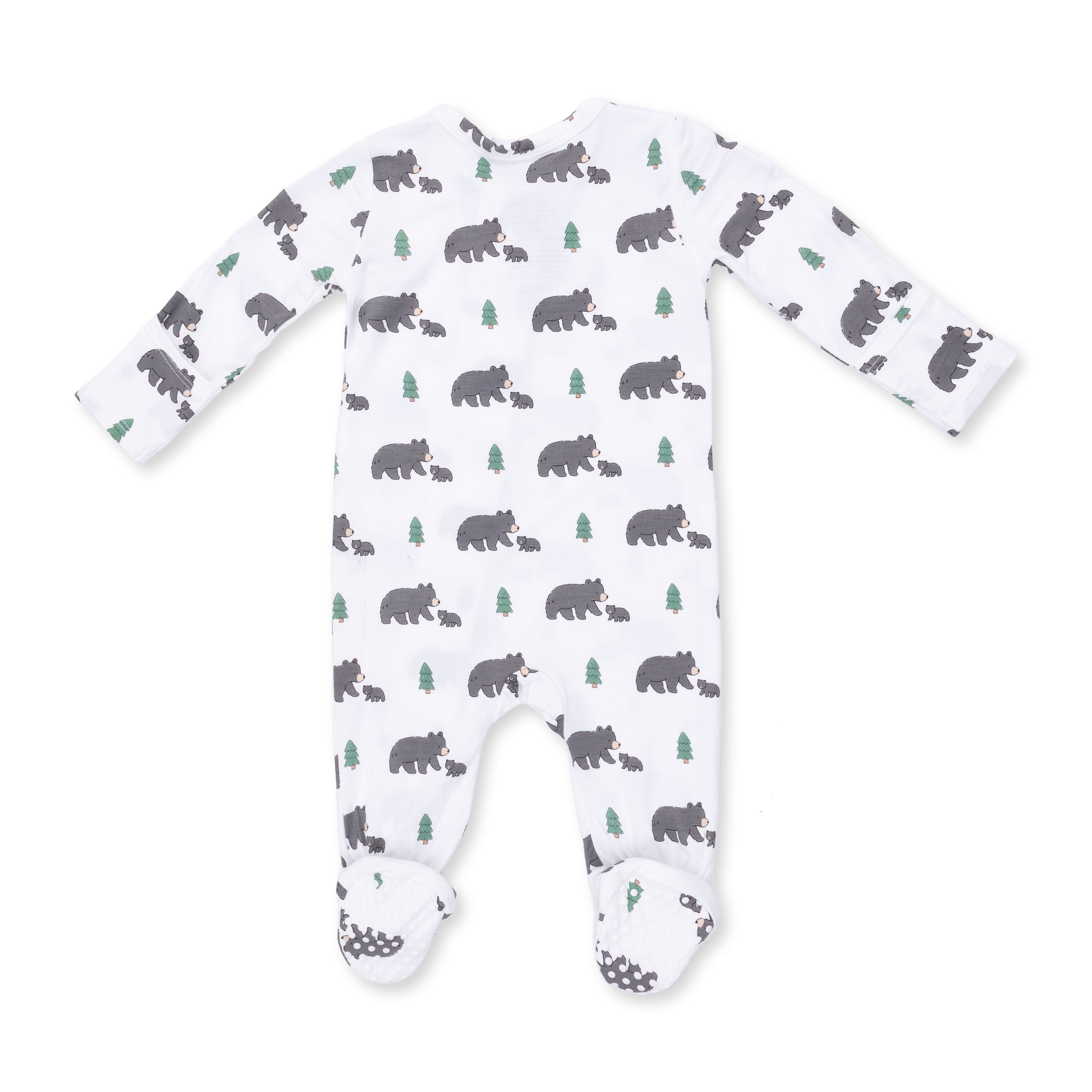 Black Bears 2 Way Zipper Footie