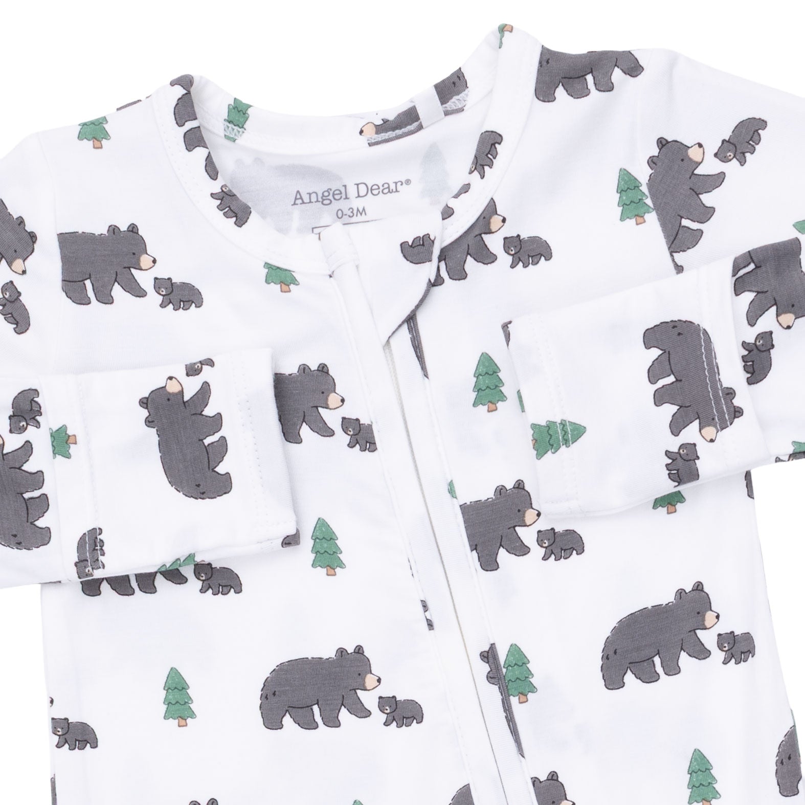 Black Bears 2 Way Zipper Footie